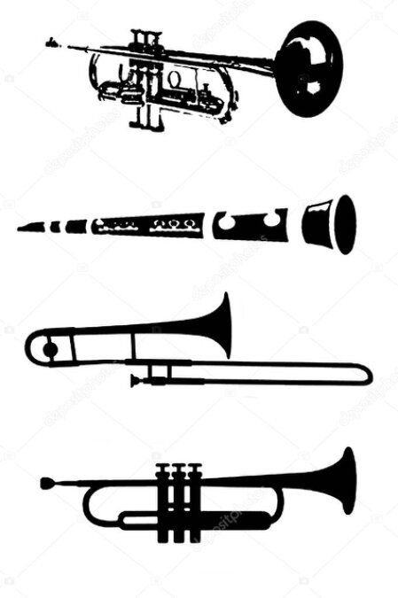 Musikerinnen und Musiker der Rotter Blasmusik bei einer Probe